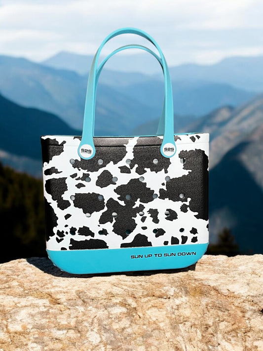 Venture Sack Cow Print Blue M