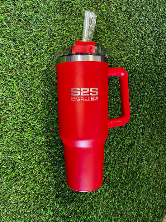 40oz Travel Mug Red