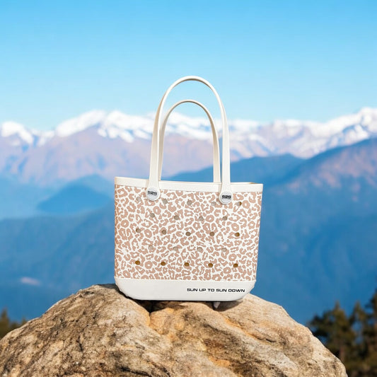 Venture Sack White Leopard Print M