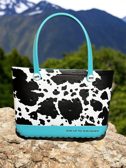 Venture Sack Cow Print Blue XL