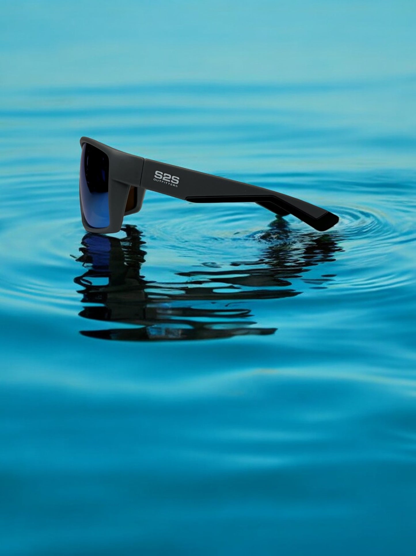 Marlin Sunglasses Gray and Blue