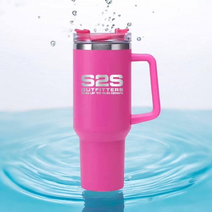 40oz Travel Mug Hot Pink