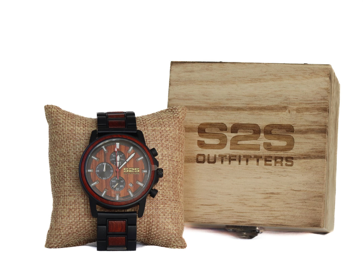 Wooden Watch Rose Wood