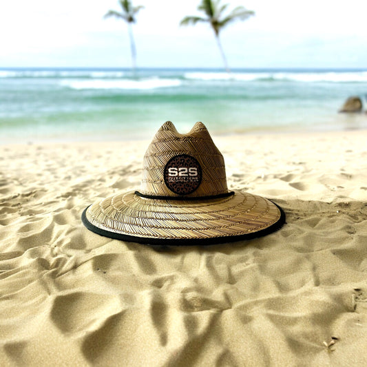 Leopard Print Straw Hat